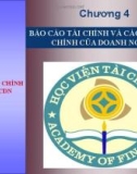 Bài giảng Tài chính doanh nghiệp: Chương 4 - Học viện Tài chính