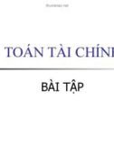 Bài tập toán thị trường tài chính