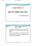 Bài giảng Tài chính doanh nghiệp - Chương 5: Quản trị tài sản (ThS. Nguyễn Thị Kim Anh)