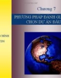 Bài giảng Tài chính doanh nghiệp: Chương 7 - Học viện Tài chính