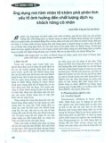 Ứng dụng mô hình nhân tố khám phá phân tích yếu tố ảnh hưởng tới chất lượng dịch vụ khách hàng cá nhân