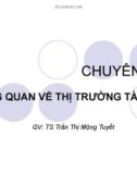 Bài giảng Tổng quan về thị trường Tài chính - TS.Trần Thị Mộng Tuyết