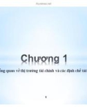 Bài giảng Thị trường tài chính - Chương 1: Tổng quan về thị trường tài chính và định chế tài chính