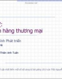 Bài giảng Bài 7: Ngân hàng thương mại (Học kì hè 2015) - Đỗ Thiên Anh Tuấn