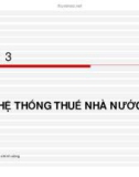 HỆ THỐNG THUẾ NHÀ NƯỚC - NGHỆ THUẬT ĐÁNH THUẾ