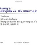 Bài giảng Tài chính quốc tế - Chương 8