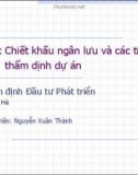 Bài giảng Thẩm định đầu tư công (2016): Bài 2 - Nguyễn Xuân Thành