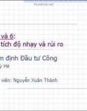 Bài giảng Thẩm định đầu tư công (2016): Bài 5, 6 - Nguyễn Xuân Thành