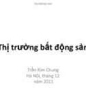 Bài giảng Thị trường bất động sản: Chương 1 - Trần Kim Chung