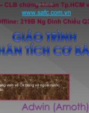 Giáo trình phân tích chứng khoán cơ bản