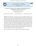 Tác động của vốn trí tuệ đến hiệu quả hoạt động của các ngân hàng thương mại tại Việt Nam