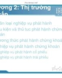 Bài giảng Thị trường chứng khoán: Chương 2 - Thị trường sơ cấp