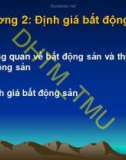 Bài giảng Định giá tài sản: Chương 2 - ĐH Thương Mại