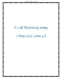 Email Marketing trong những ngày giảm giá