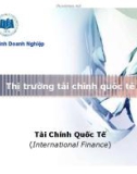 Bài giảng Tài chính quốc tế: Bài 1 - Th.S Nguyễn Hoàng Thụy Bích Trâm