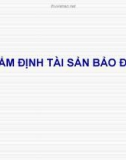 Thẩm định tài sản đảm bảo