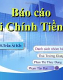 Báo cáo tài chính tiền tệ