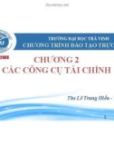 Bài giảng Thị trường tài chính: Chương 2 - ThS. Lê Trung Hiếu