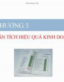 Bài giảng Phân tích báo cáo tài chính - Chương 5: Phương pháp phân tích hiệu quả kinh doanh