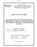 Khoá luận tốt nghiệp: Thực trạng cho vay tiêu dùng đối với khách hàng cá nhân tại Ngân hàng TMCP Công Thương Việt Nam – chi nhánh Đông Sài Gòn