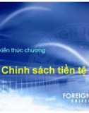 Bài giảng Bổ sung kiến thức Chính sách tiền tệ