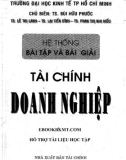 Bài tập tài chính doanh nghiệp có lời giải: Phần 1