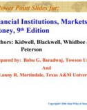 Lecture Financial institutions, markets, and money (9th Edition): Chapter 14 - Kidwell, Blackwell, Whidbee, Peterson