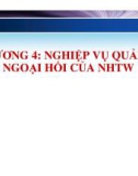 Bài giảng Ngân hàng trung ương: Chương 4, 5 - Học viện Ngân hàng