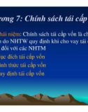 Bài giảng Ngân hàng trung ương: Chương 7 - Học viện Ngân hàng