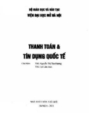 Giáo trình Thanh toán và tín dụng quốc tế: Phần 1 - Th.S. Nguyễn Thị Thu Hương, ThS. Lại Lâm Anh