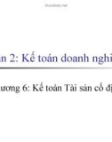 Bài giảng Nguyên lý kế toán: Chương 6 - Th.s Đào Thị Thu Giang