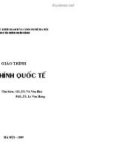 Giáo trình Tài chính quốc tế - GS.TS. Vũ Văn Hóa, PGS.TS. Lê Văn Hưng