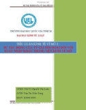 TIỂU LUẬN: SỰ TÁC ĐỘNG CỦA TỶ GIÁ HỐI ĐOÁI ĐẾN XUẤT , NHẬP KHẨU