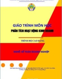 Giáo trình môn học Phân tích hoạt động kinh doanh