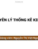 Khái quát về Nguyên lý thống kê kinh tế