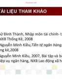 Bài giảng Tài chính tiền tệ: Chương 1 - ĐH Hoa Sen