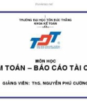 BÀI GIẢNG: KIỂM TOÁN - BÁO CÁO TÀI CHÍNH