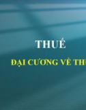 Bài giảng Đại cương về thuế