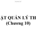 Bài giảng Thuế: Chương 10 - TS. Nguyễn Văn Nhơn