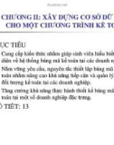 Bài giảng học kế toán máy - Chương 2