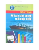 Giáo trình kế toán kinh doanh xuất nhật khẩu