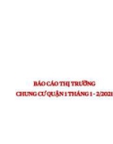 Báo cáo thị trường chung cư Quận 1 tháng 1-2/2021