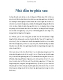 Nhà đầu tư phía sau