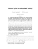 Electoral cycles in savings bank lending