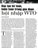 Đào tạo kế toán, kiểm toán trong giai đoạn hội nhập WTO