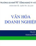 Bài giảng Văn hóa doanh nghiệp - Trần Văn Của