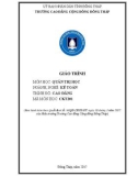 Giáo trình Quản trị học (Nghề: Kế toán - Cao đẳng): Phần 1 - Trường Cao đẳng Cộng đồng Đồng Tháp