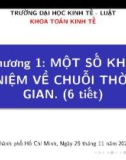 BG Phân tích chuỗi thời gian trong tài chính - Chương 1