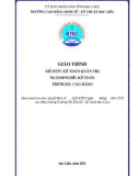 Giáo trình mô đun Kế toán quản trị (Nghề: Kế toán - Trình độ: Cao đẳng) - Trường CĐ Kinh tế - Kỹ thuật Bạc Liêu