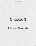 Lecture Accounting information systems: Basic concepts and current issues (3rd edition): Chapter 3 - Robert L. Hurt